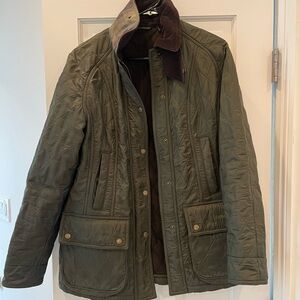 Barbour Olive Beadnell Polarquilt Jacket